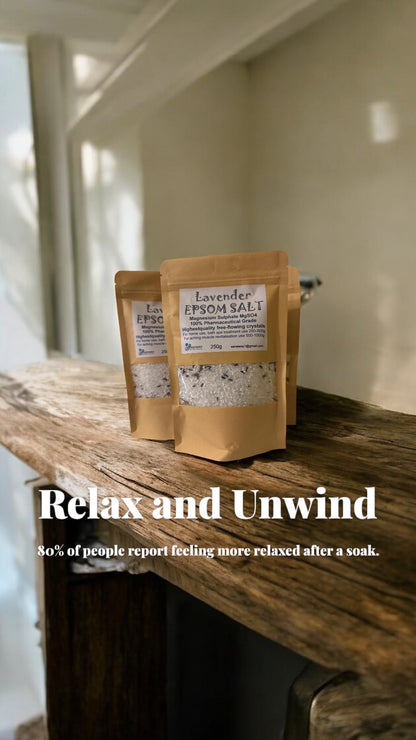 Epsom Salts Bath Soak Relaxing Wintergreen Spa Detox Muscle Relief 250g (Copy) (Copy)