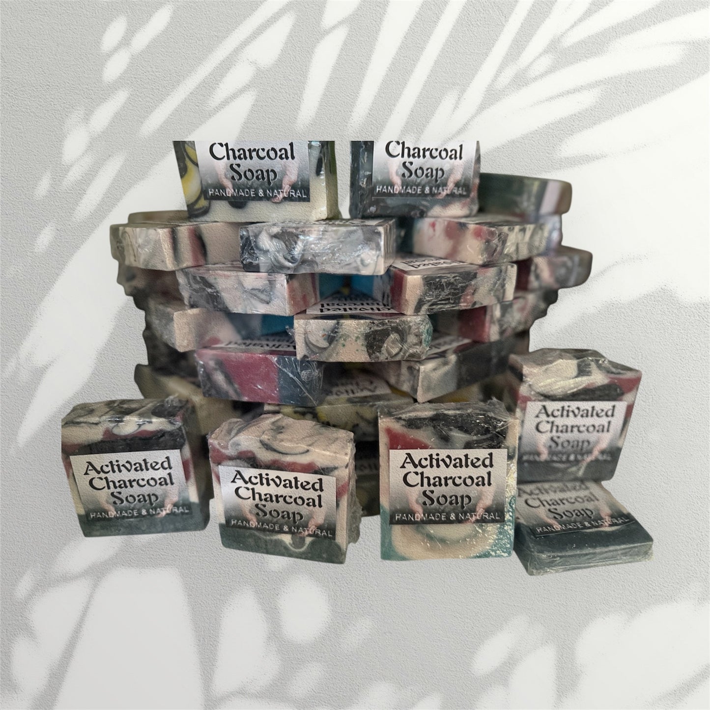 Activated charcoal soap