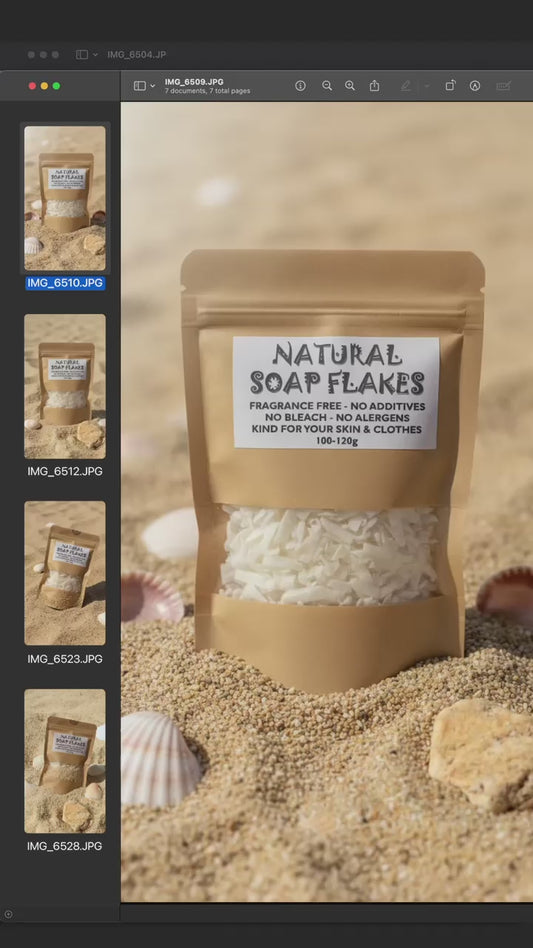 Natural Handcreafted Soap Flakes 100g