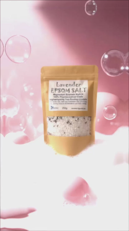 Epsom Salts Bath Soak Relaxing Lavender Spa Detox Muscle Relief 250 g